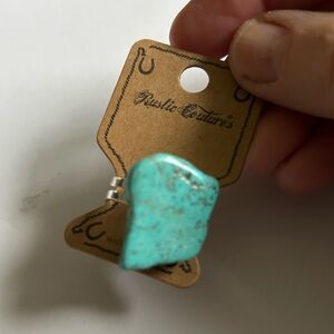 Turquoise adjustable ring